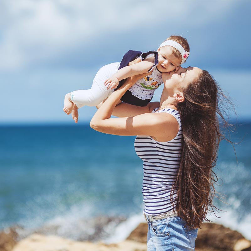 Beach holiday for the whole family